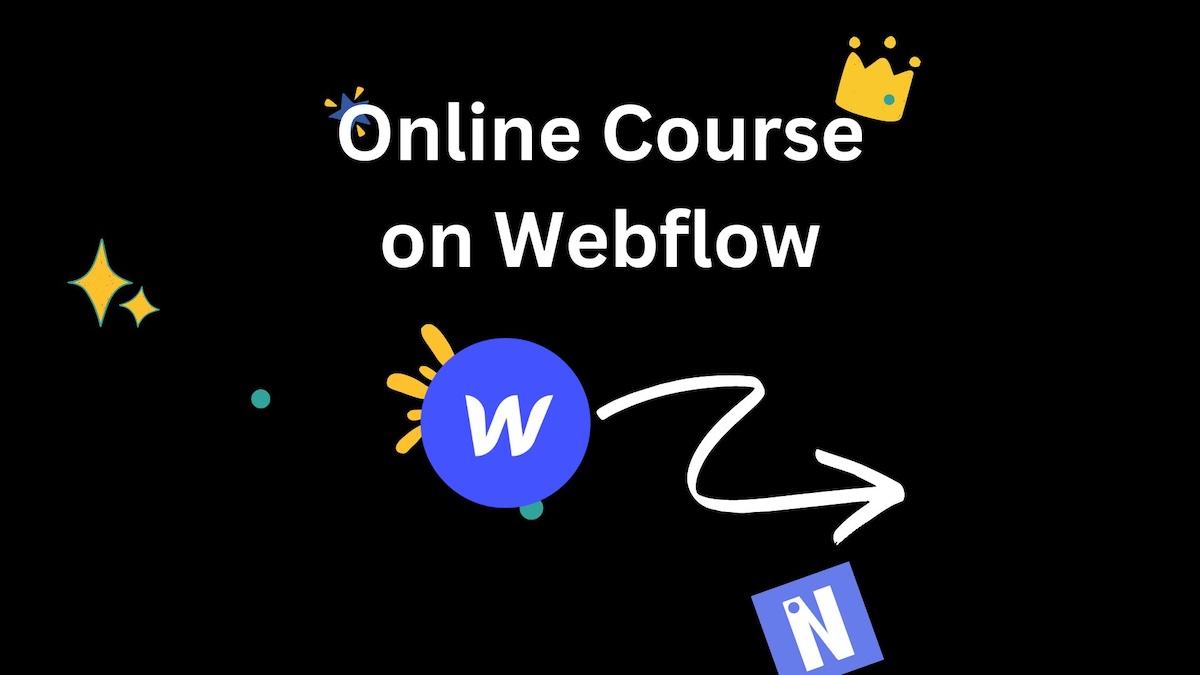 How to publish your online course on Webflow (No-code)